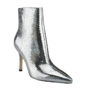 Marc Fisher Kendry 2 Pewter Metallic Boots 9 NWT